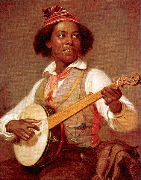 William Sidney Mount Banjo Player France oil painting art